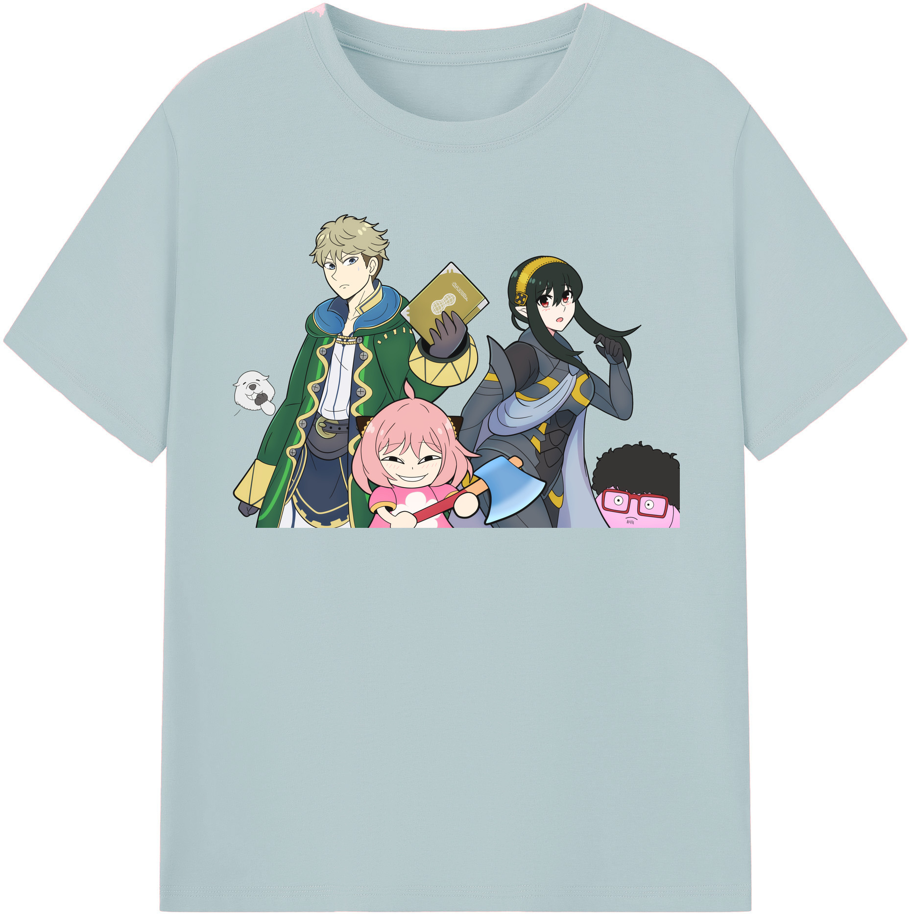 （画像用） SPY×FAMILY间谍家家酒 綿100％半袖Tシャツ（フロントプリント）